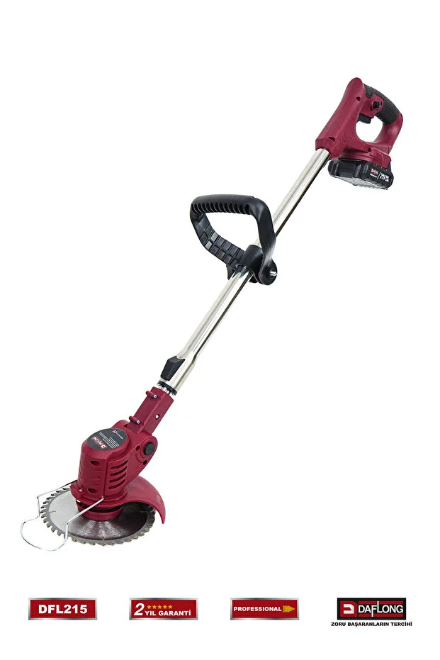 Daflong PROFESSİONEL ŞARJLI ÇİM BİÇME TIRPAN MAKİNASI DFL-215